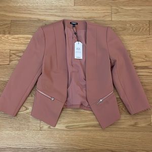 Express mauve blazer with zipper jackets